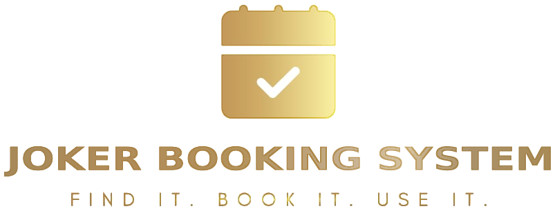 Joker Booking System - Find it. Book it. Use it.